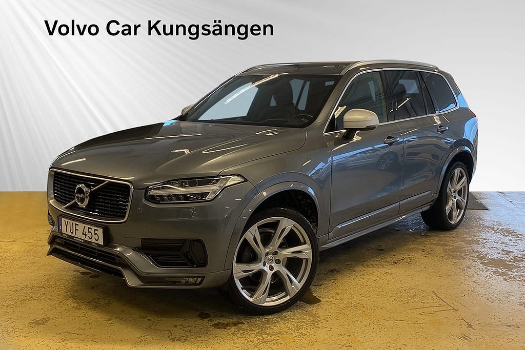 Volvo XC90 D5 AWD R-Design 7-säten HÖGSPEC DRAG