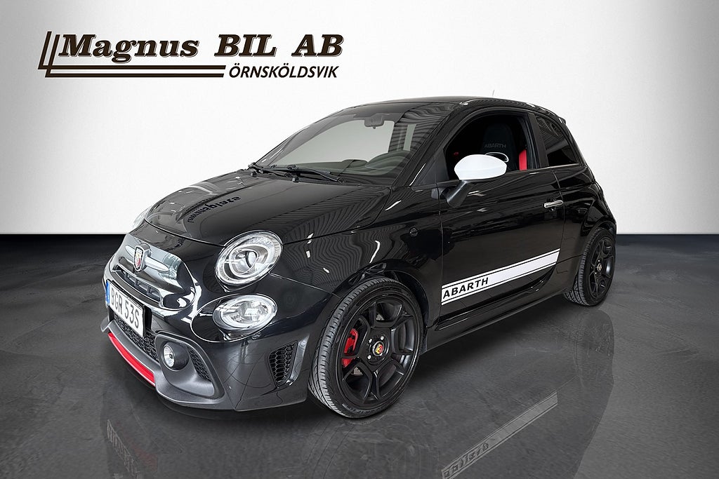 Abarth 595 1.4 T-JET 16V PISTA Sportavgas 70 Års Jubileum Monza  2019 till salu hos Magnus Bil