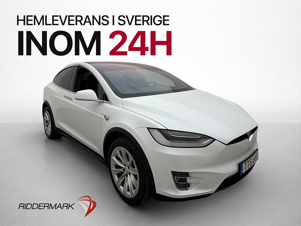 Tesla Model X Long Range AWD 7-Sits MOMS Luftfjädring Drag