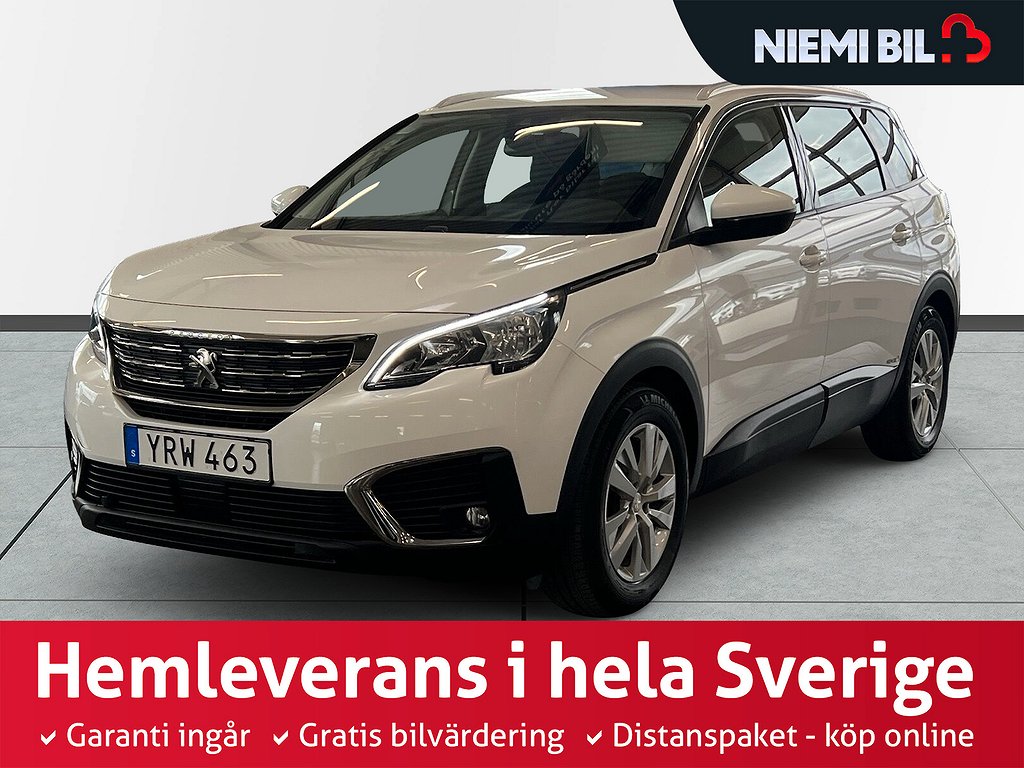 Peugeot 5008 1.6 BlueHDi S&V-hjul/Psens/Carplay/Drag/7-sits