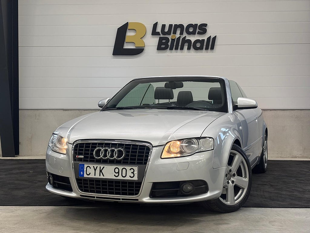 Audi A4 Cabriolet 1.8 T Base Euro4/Ny Besiktad/ Välskött/Ny Ser