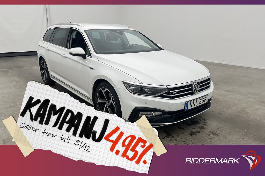 Volkswagen Passat TDI 4M R-Line D-Värm Kamera R 4,95% Ränta