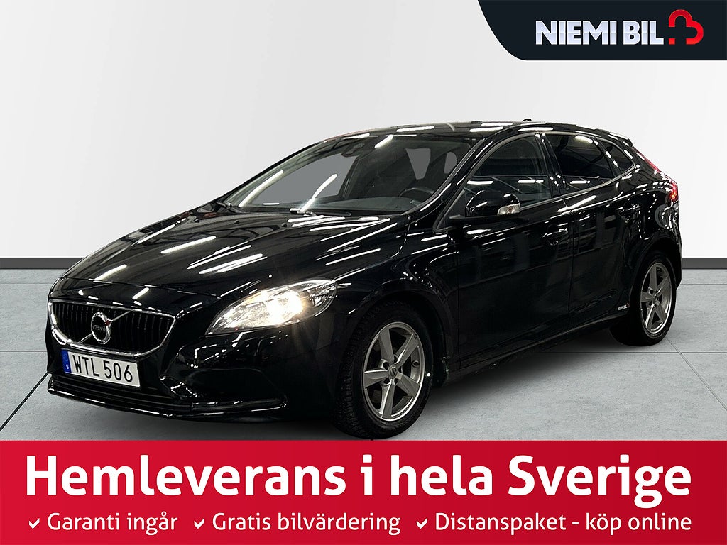 Volvo V40 T2 Kinetic S&V-hjul/Psens/Bluetooth/Farthållare