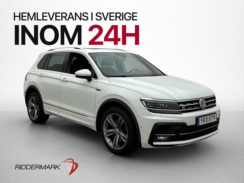 Volkswagen Tiguan GTS 240hk 4M R-Line Pano Skinn Värm Drag