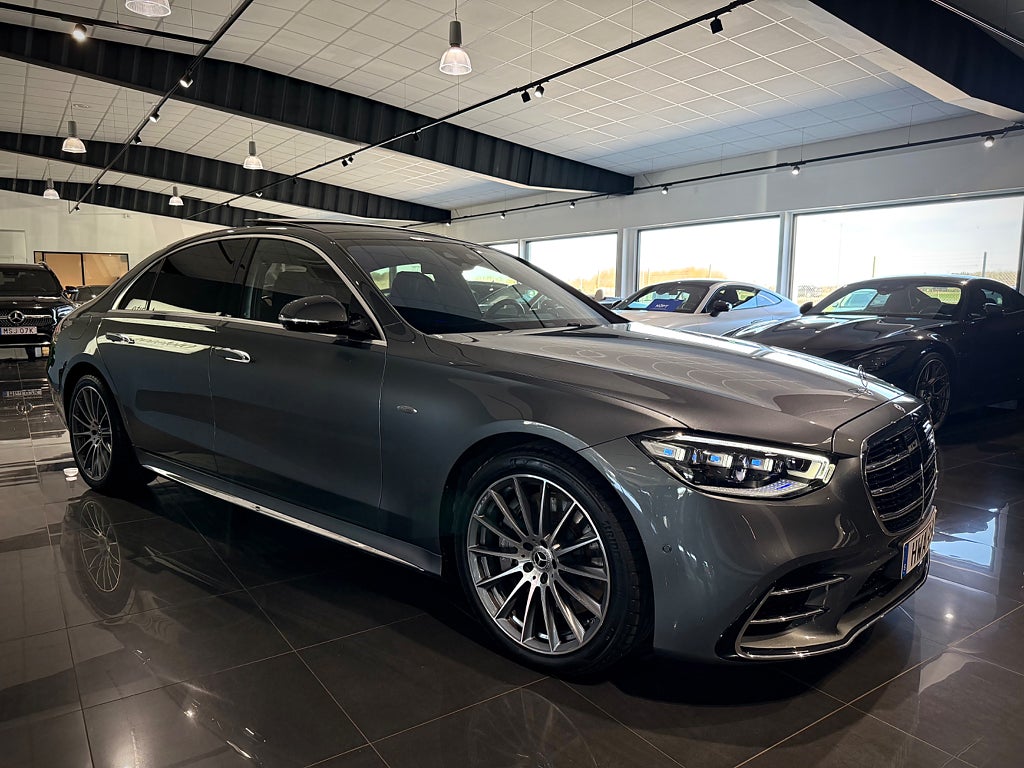 Mercedes-Benz S 580 e 4MATIC L AMG Burmester® High-End 4D Full utr! - bild 31
