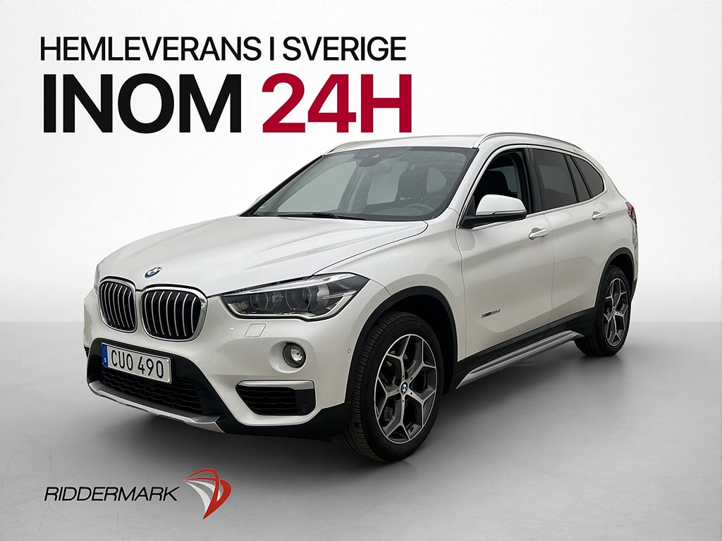 BMW X1 xDrive20d Xline HiFi Kamera Halvskinn Rattvärme Drag