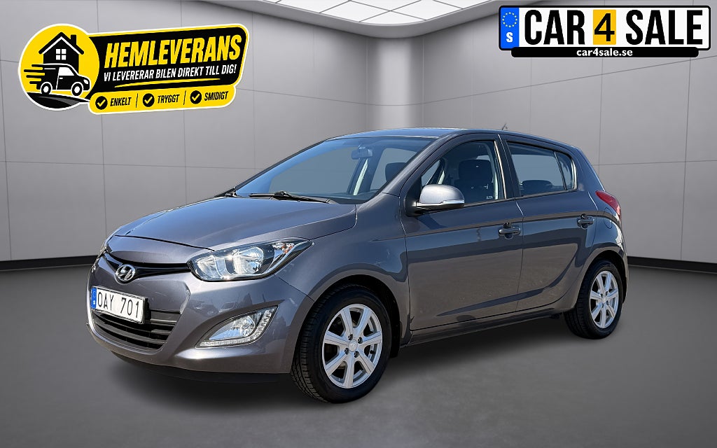Hyundai i20 5-dörrar 1.1 CRDi blue Premium | Nyservad | 0% Ränta 