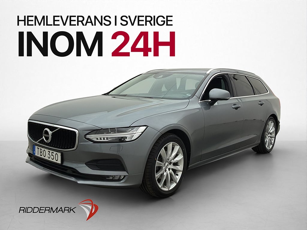 Volvo V90 D4 190hk Momentum VOC Värmare Kamera Drag CarPlay