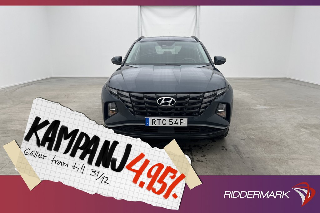 Hyundai Tucson T-GDI MHEV 150hk Essential Kamera 4,95% Ränta