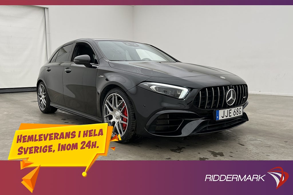 Mercedes-Benz AMG A 45 S 4MATIC+ 421hk Pano Burmester 360°