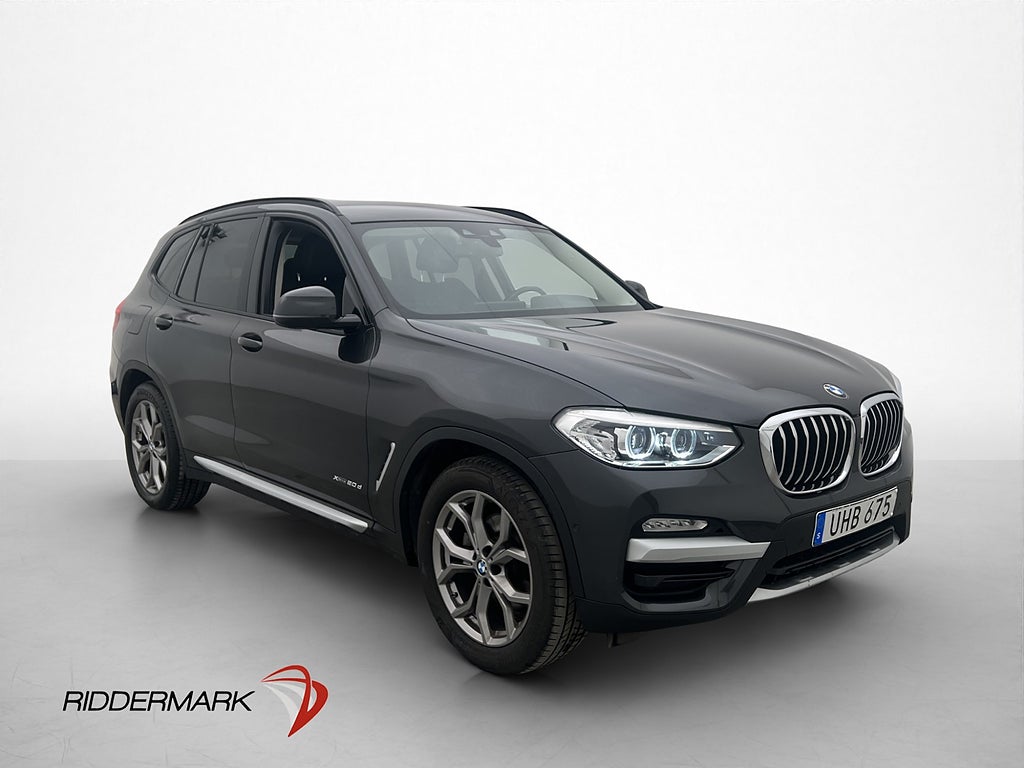 BMW X3 xDrive 20d 190hk Skinn Kamera Rattvärme Navi