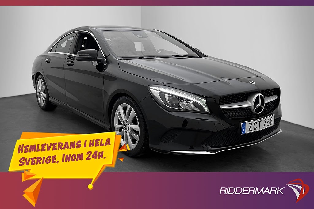 Mercedes-Benz CLA 200 7G-DCT 156hk Sportstolar LED Keyless
