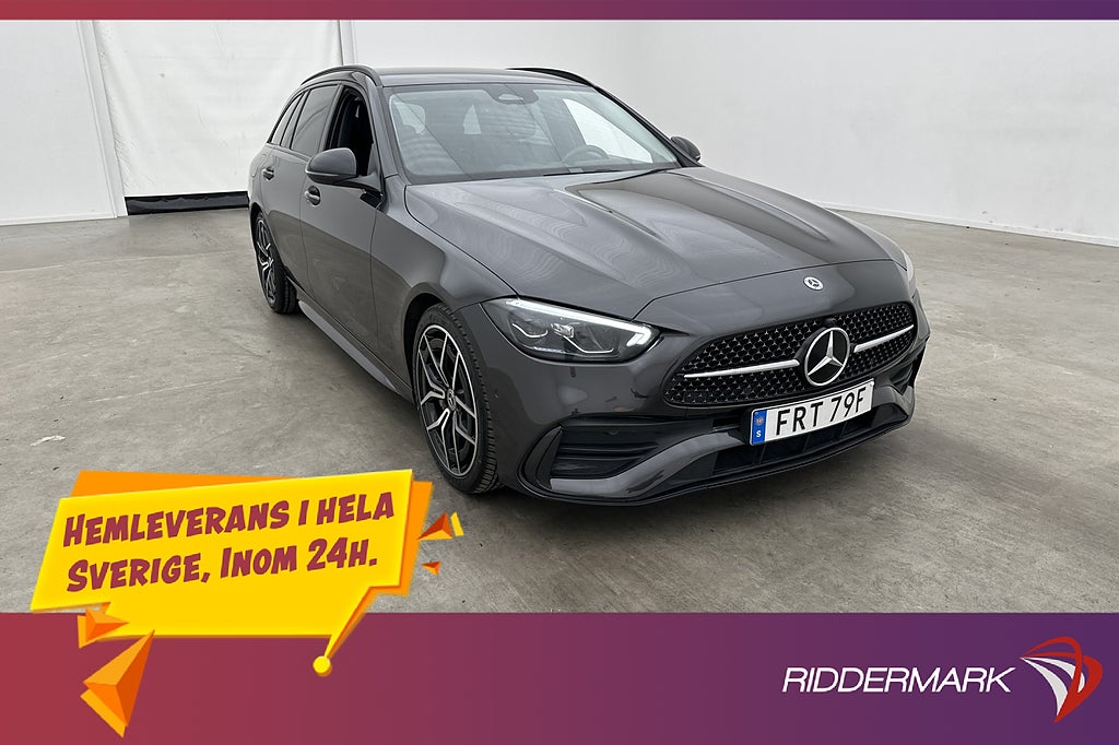 Mercedes-Benz C 220 T d 4M AMG Värmare Kamera Navi Drag MOMS