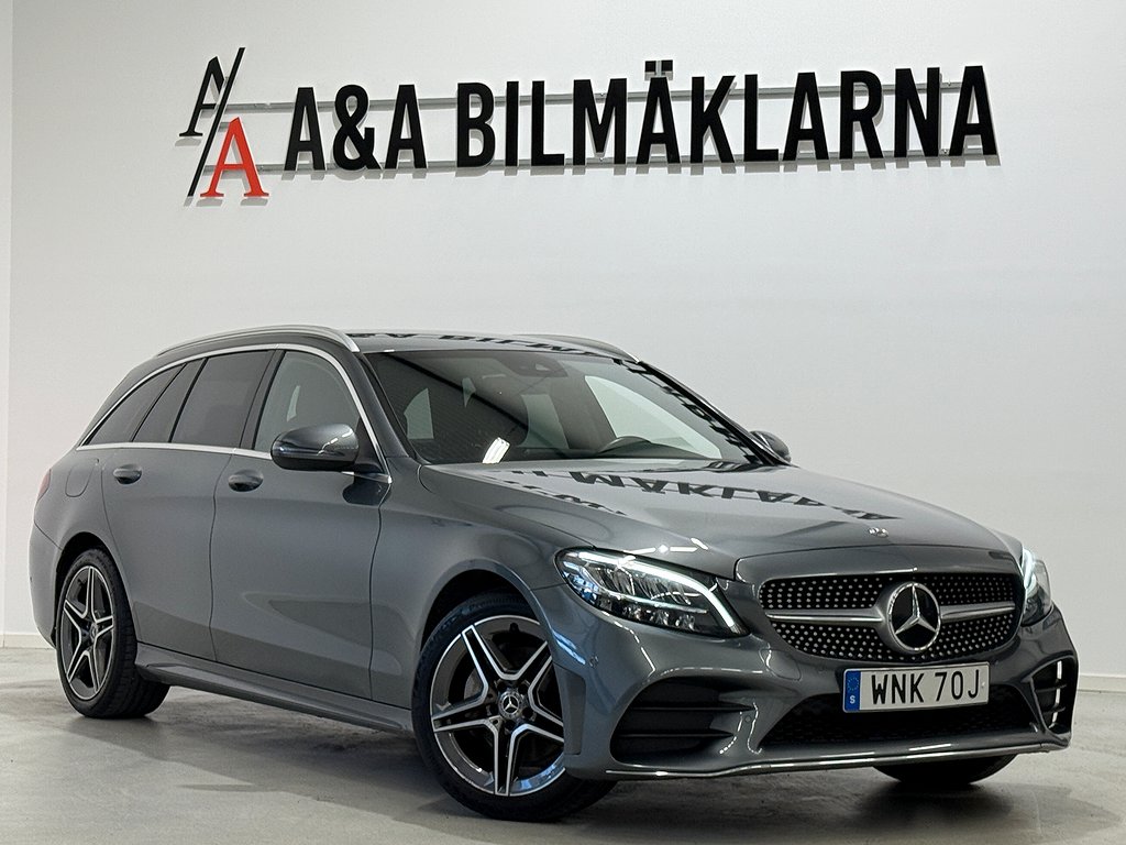 Mercedes-Benz C 200d 9G AMG Sport Drag Kamera Facelift 160hk