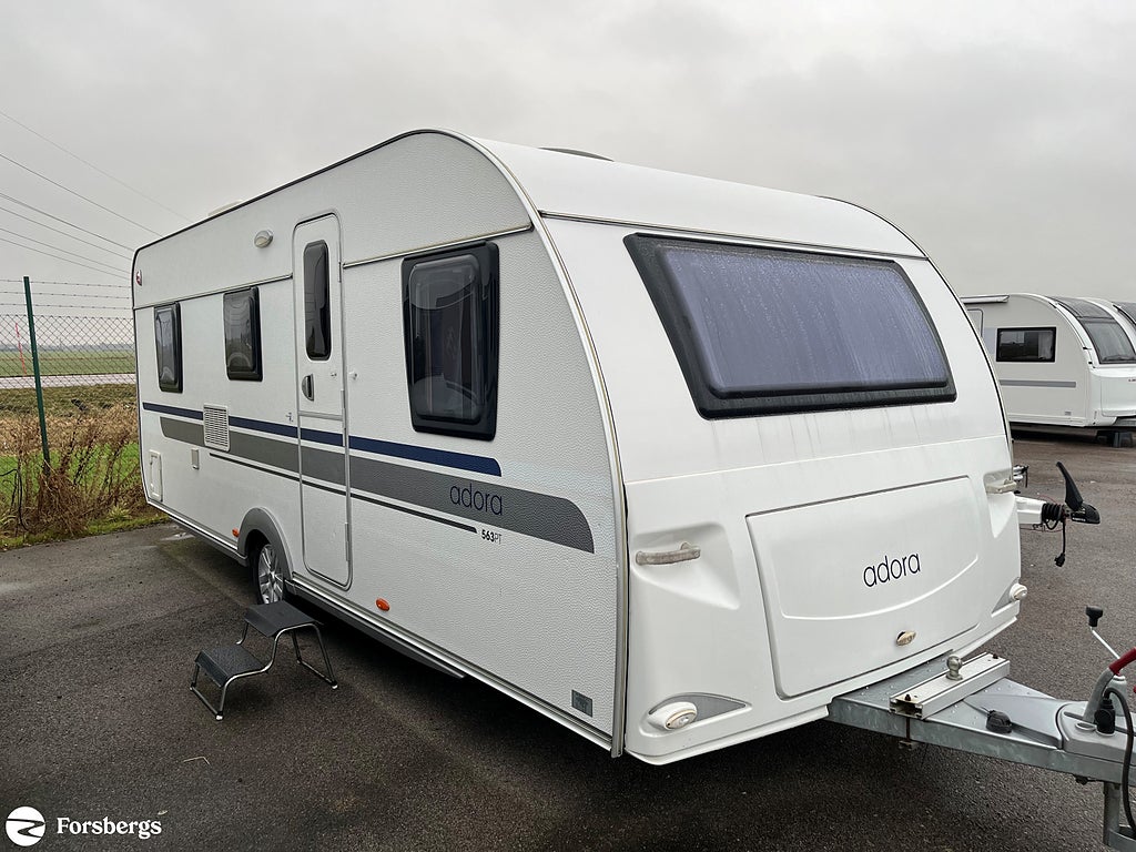 Adria ADORA 563 PT - Förtält / 3-våningssängar / Alde