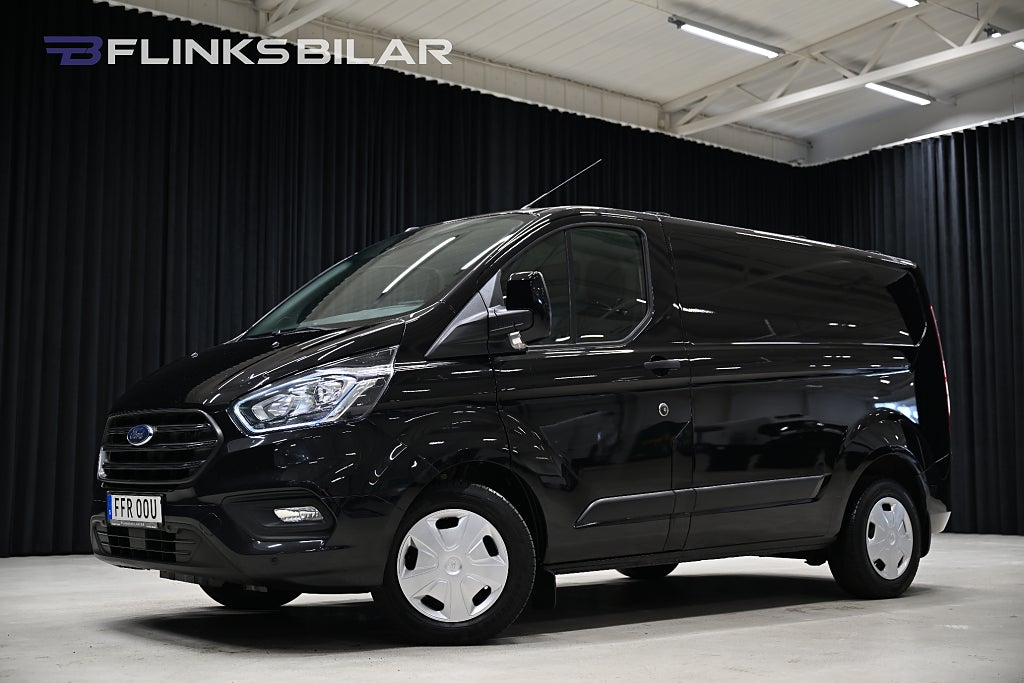 Ford transit Custom 130HK Automat|Inredd|Drag|Värmare|EnÄgare|Moms