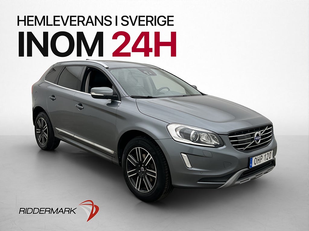 Volvo XC60 D4 AWD Summum Pano D-Värm Kamera Navi Blis Drag