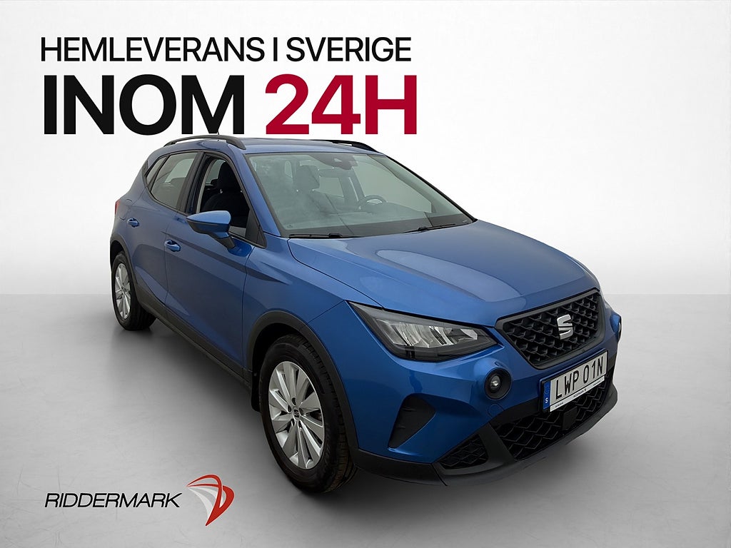 Seat Arona TSI 110hk Style P-Sensorer CarPlay Lane-Assist