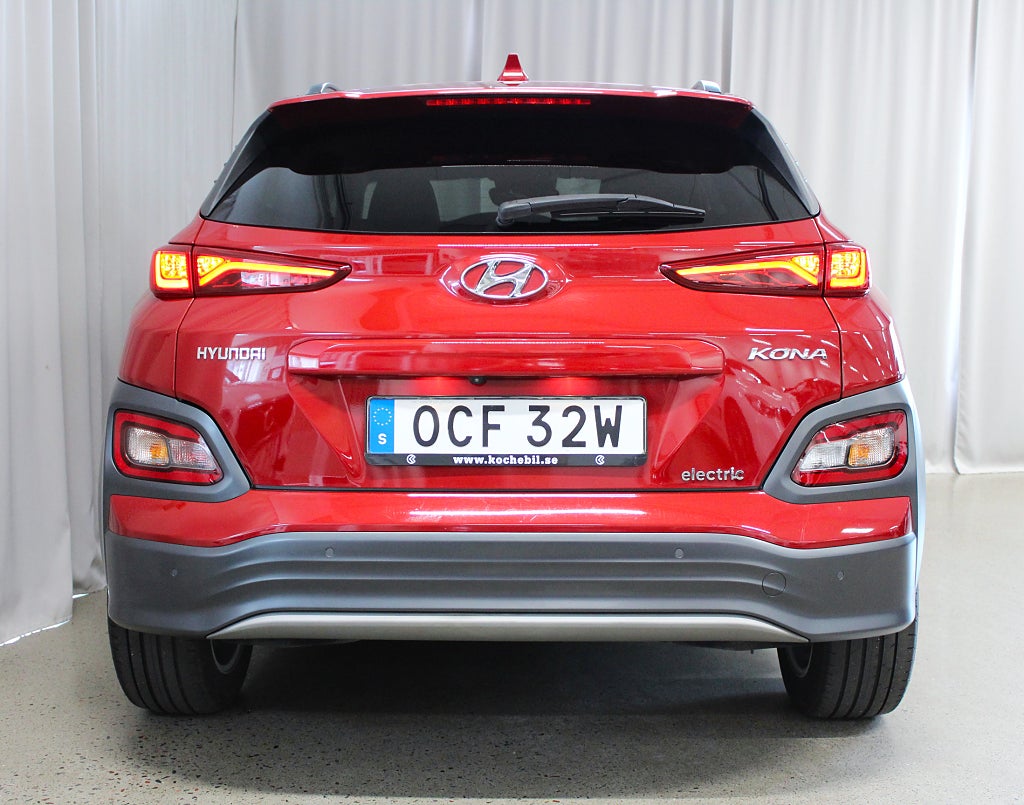 Hyundai Kona Electric 64 kWh 204HK, Premium, Trend, 1 Ägare, 94% SoH