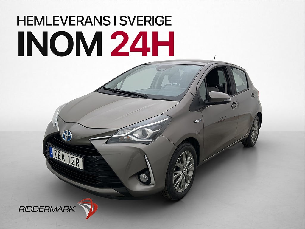 Toyota Yaris Hybrid 101hk Active Backkamera 2-Brukare