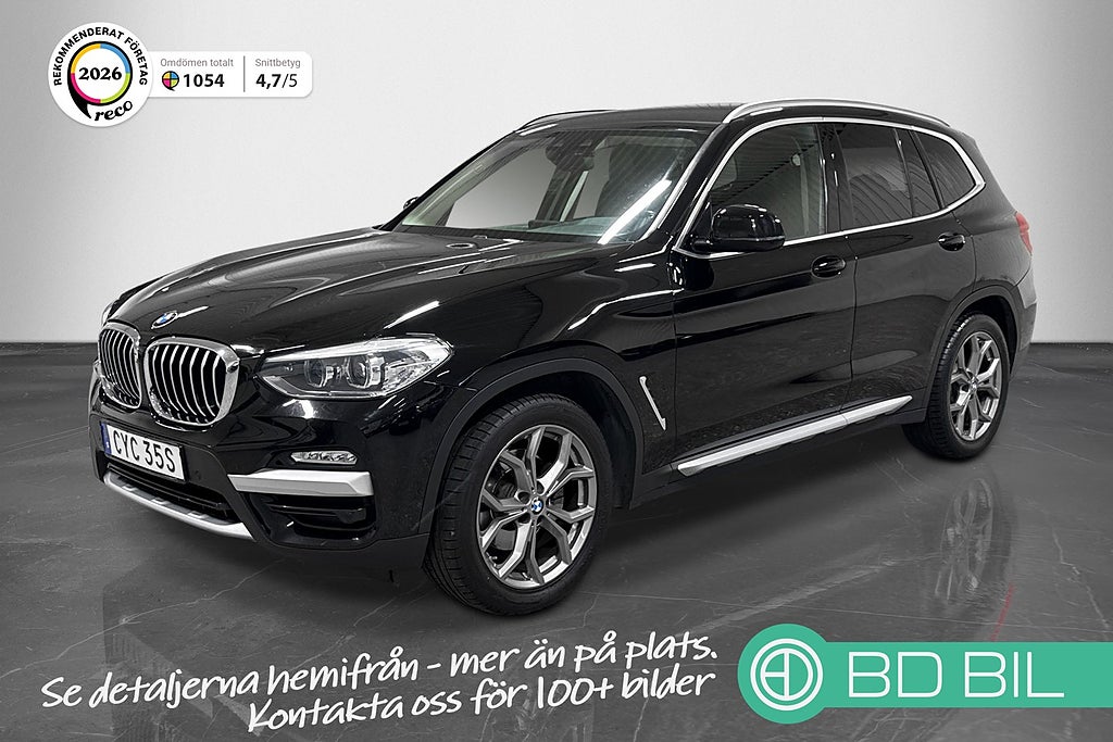 BMW X3 xDrive20i Backkamera Värmare Elstolar Välservad Drag