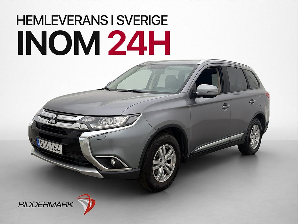 Mitsubishi Outlander 150hk City Motorvärmare Dragkrok