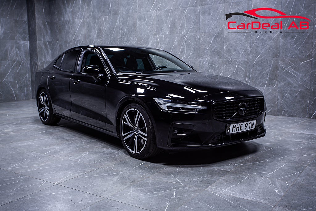 Volvo S60 T5 AWD R-Design Värmare 360 HUD Skinn CarPlay BLIS Drag