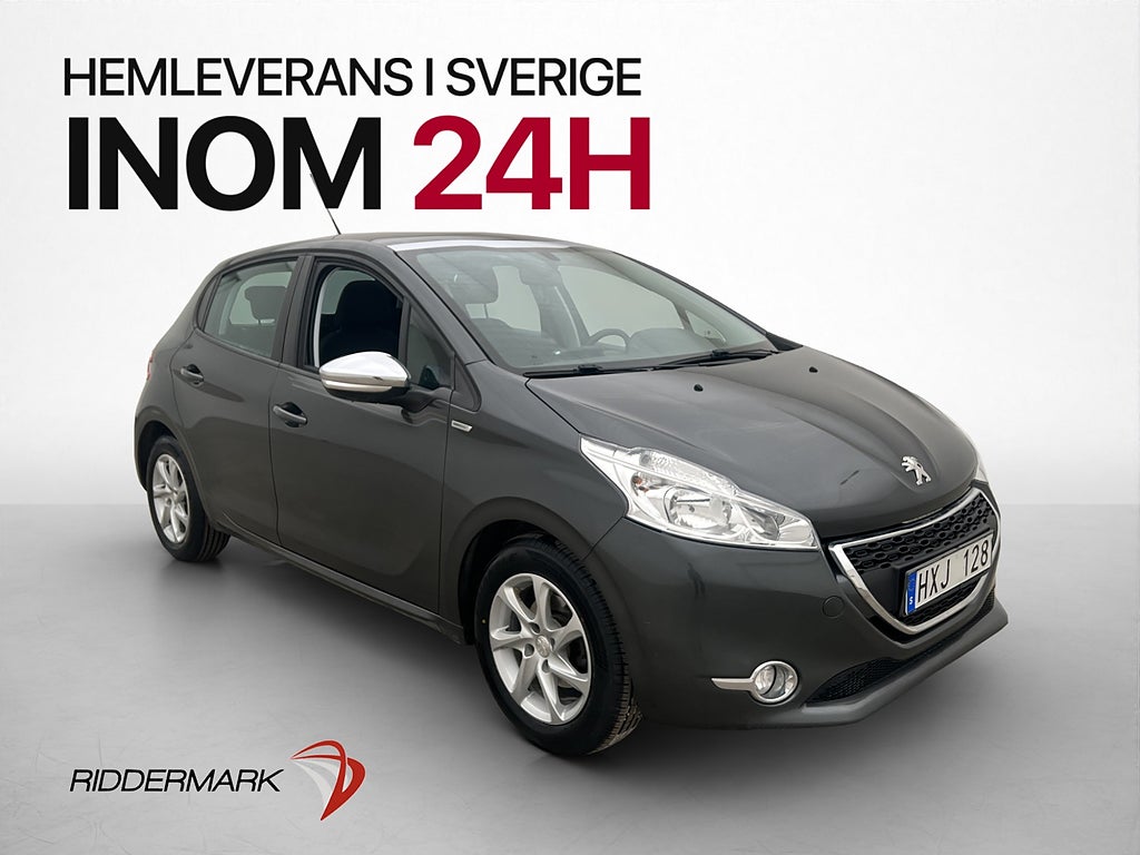 Peugeot 208 1.2 VTi 82hk Pano Sensorer Bluetooth Kamrem-Bytt
