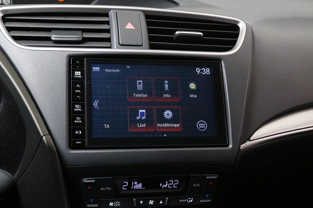 Honda Civic 1,6 i-DTEC 120hk Sport 5d Nybesikt Motorvärmare 2015