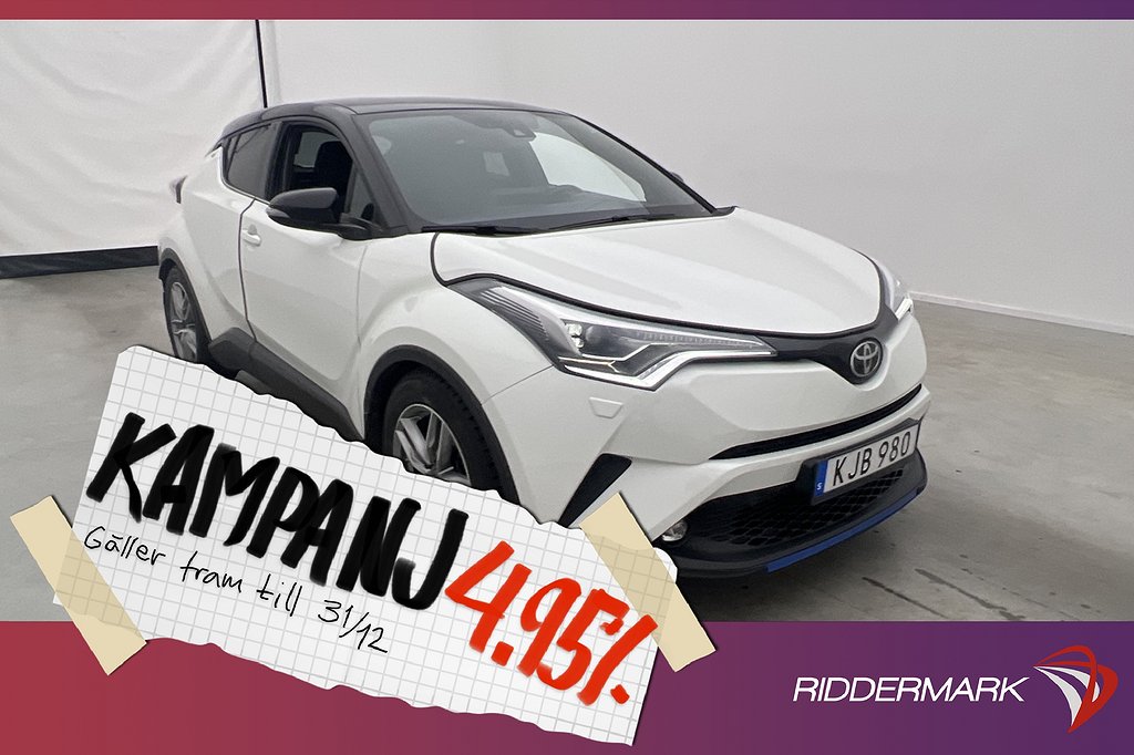 Toyota C-HR 1.2 Turbo AWD 116hk Style JBL Kame 4,95% Ränta