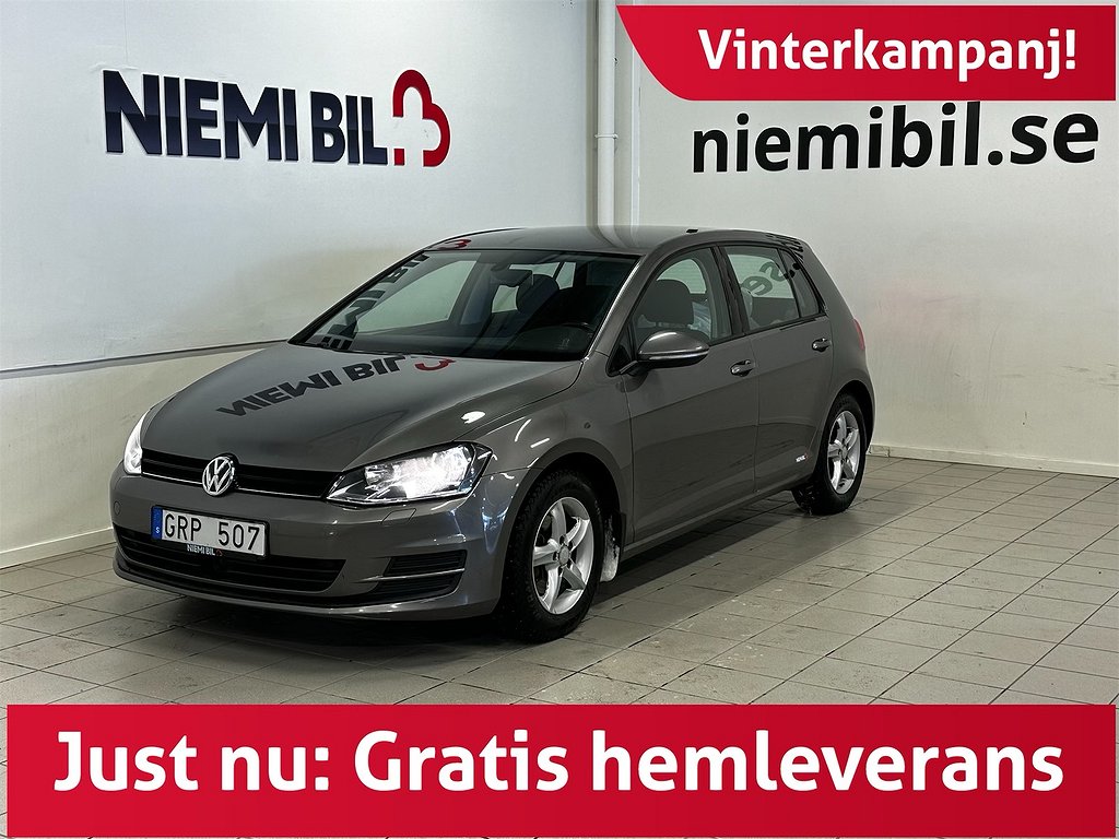 Volkswagen Golf 5-dörrar 1.2 TSI 105hk Kamera Drag Mok SoV