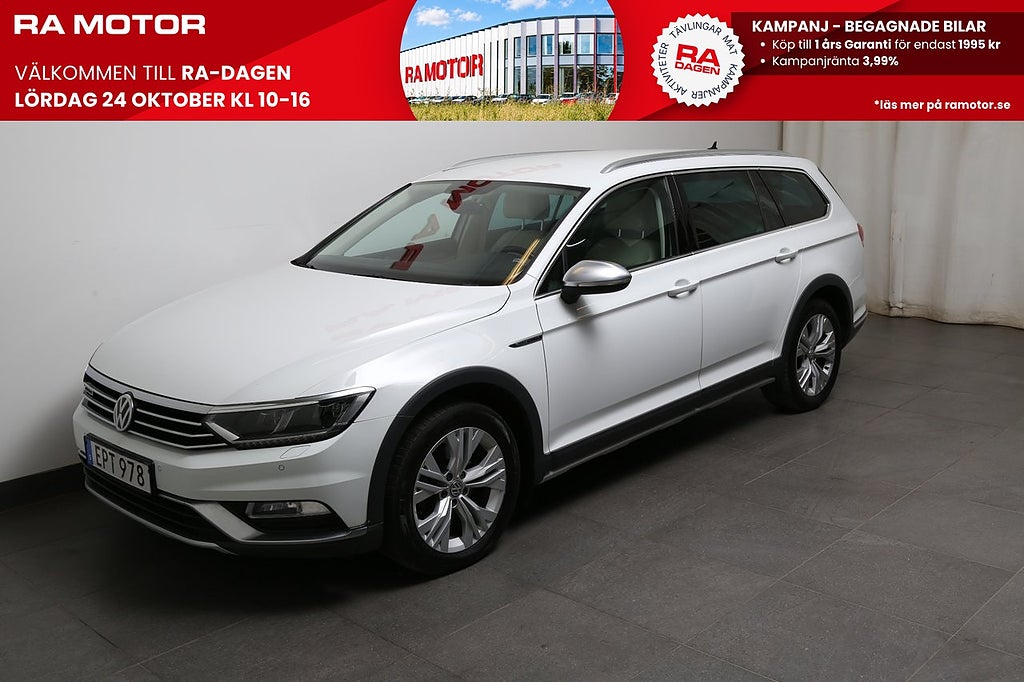 Volkswagen Passat Alltrack 2,0 TDI 190hk 4M Executive DSG Navi Skinn Värmar 2018