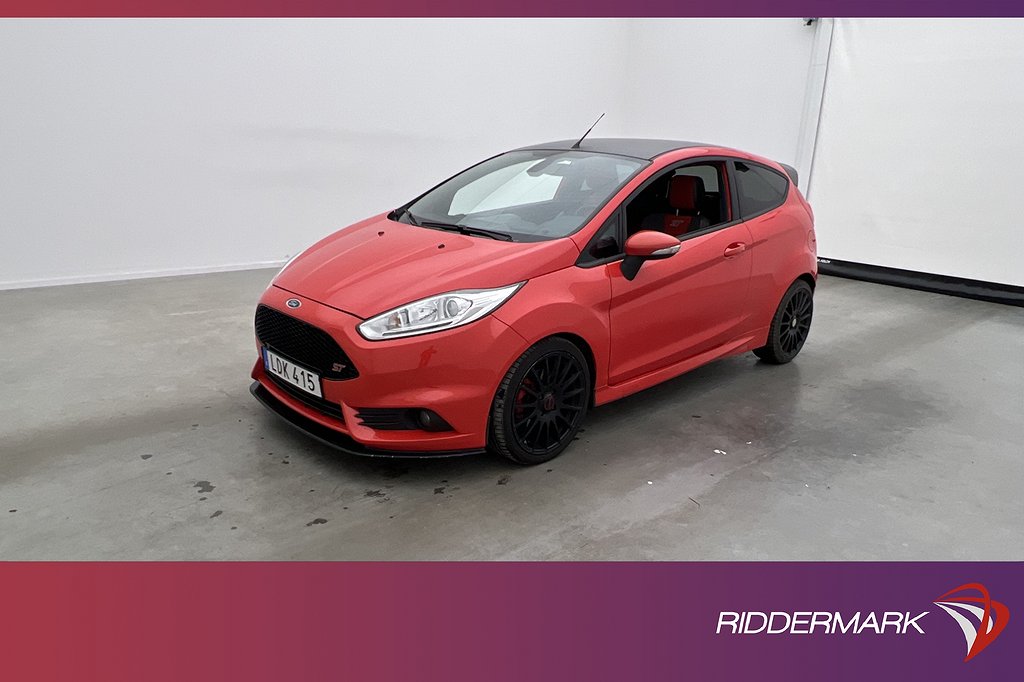 Ford Fiesta ST 3-dörrar 182hk ST-2 Milltek Recaro Halvskinn