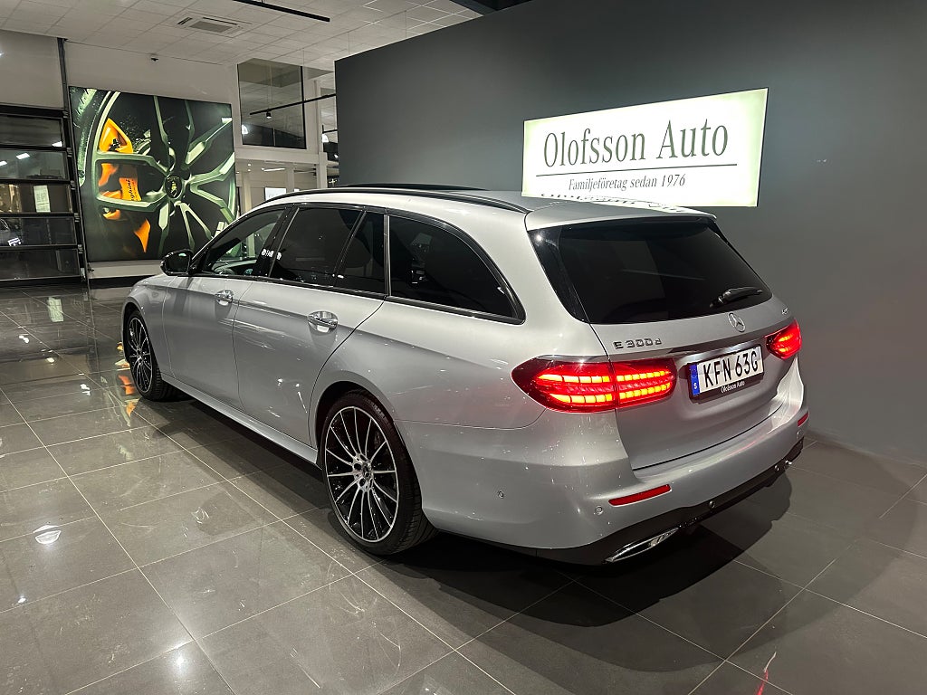 Mercedes-Benz E 300 d 4MATIC Kombi AMG Luftfjädring skinn - bild 3
