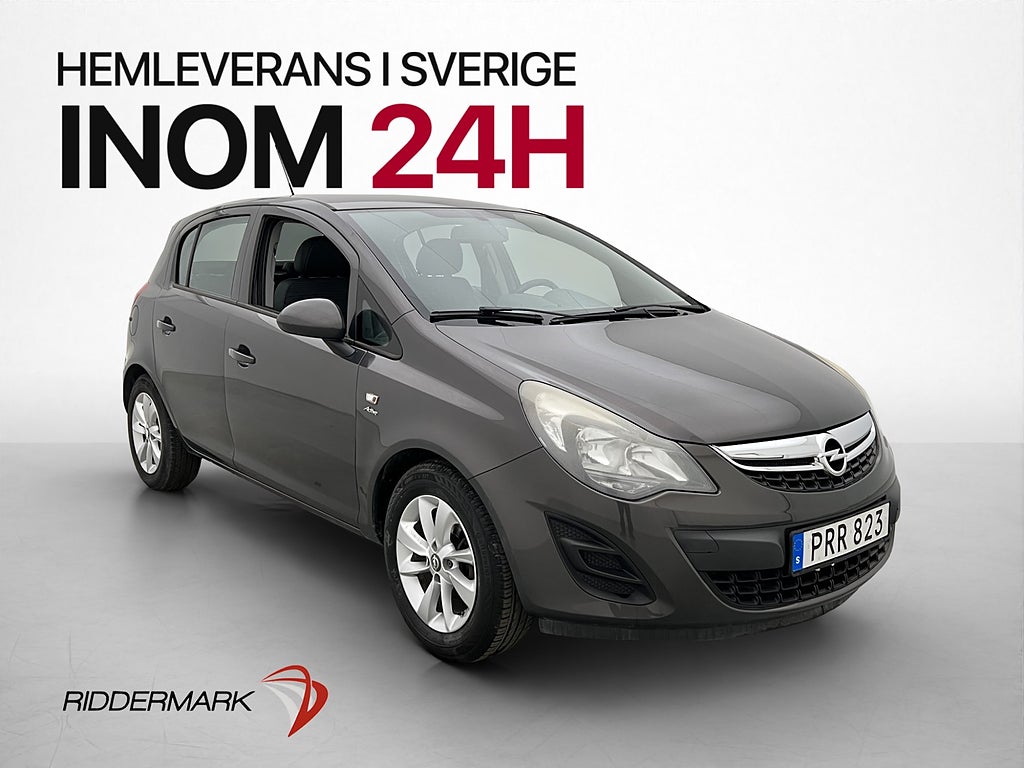 Opel Corsa 1.4 100hk Enjoy Farthållare AC Rattvärme Sv-Såld