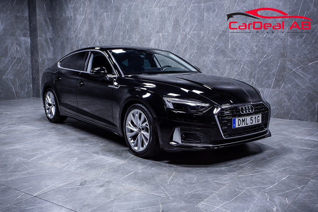 Audi A5 SB 45 TFSI Q S Tronic Alpinpaket Värmare Kamera CarPlay