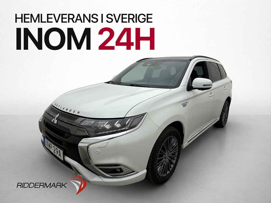 Mitsubishi Outlander PHEV S-Edition 360° T-Lucka Skinn Drag