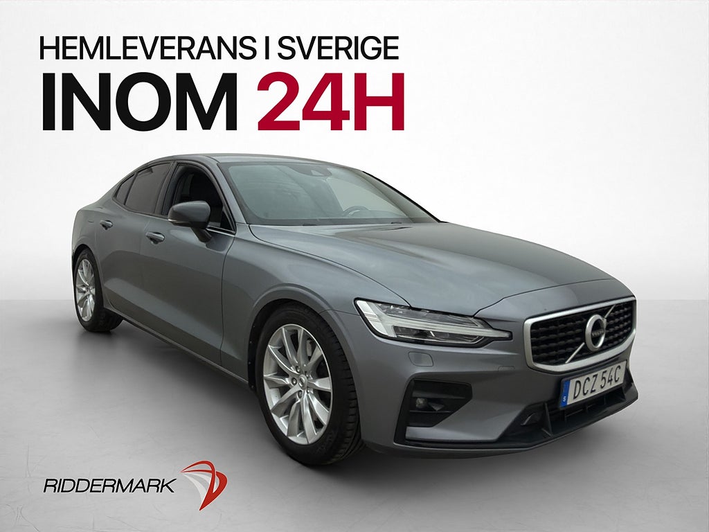 Volvo S60 T5 250hk R-Design H/K B-Kamera Värmare Navi Skinn