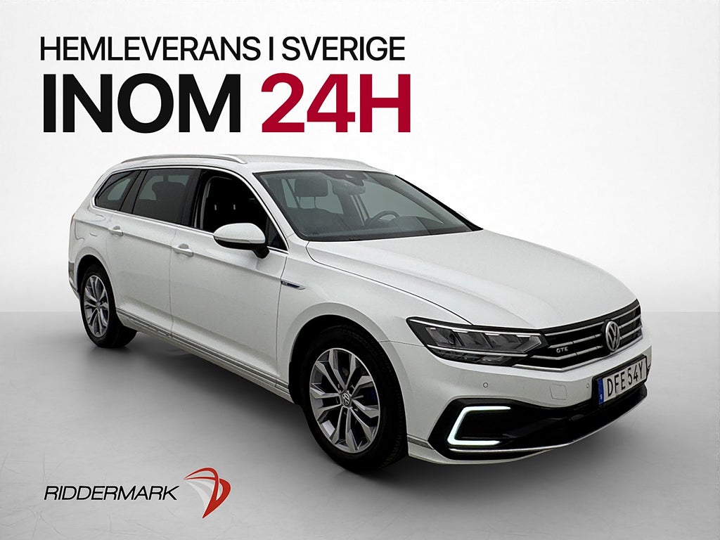 Volkswagen Passat GTE 218hk Drag Kamera Navi CarPlay MOMS