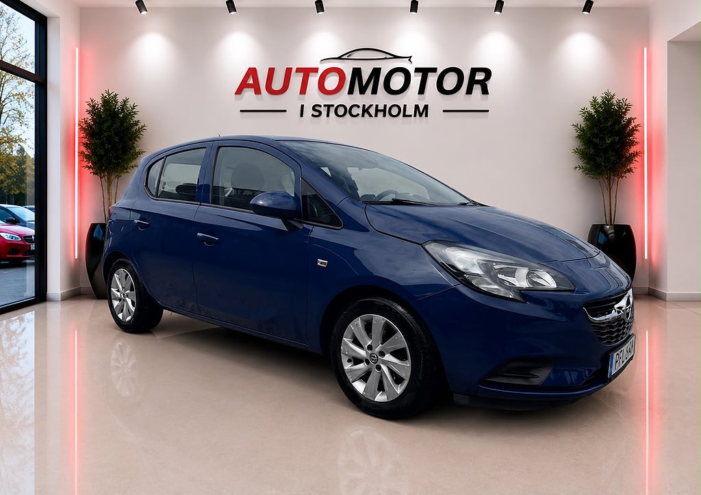 Opel Corsa 5-dörrar 1.4 Auto Enjoy AC Farthållare  Euro 6 PDC 