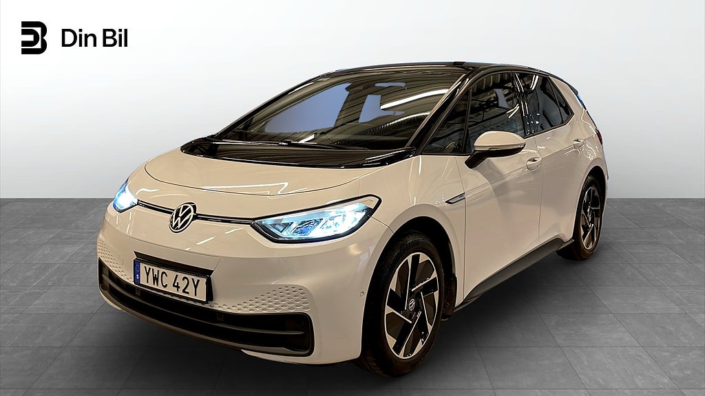 Volkswagen ID.3 PRO Performance B-kamera Rattvärm Värm 204 hk