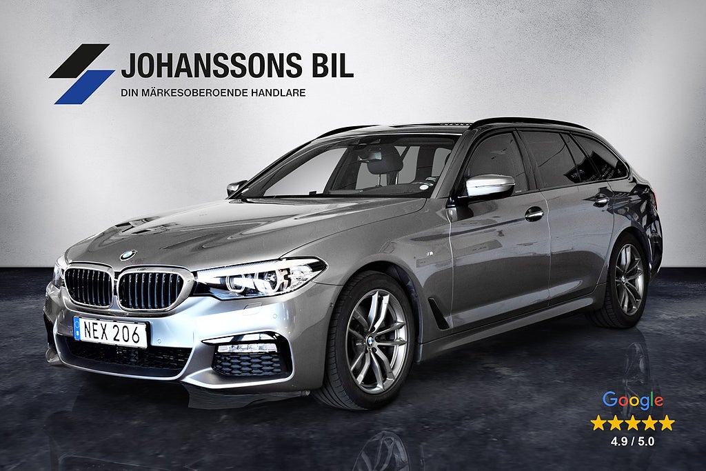 BMW 520d xDrive Touring M-Sport 190hk Värmare Kamera Drag Navi