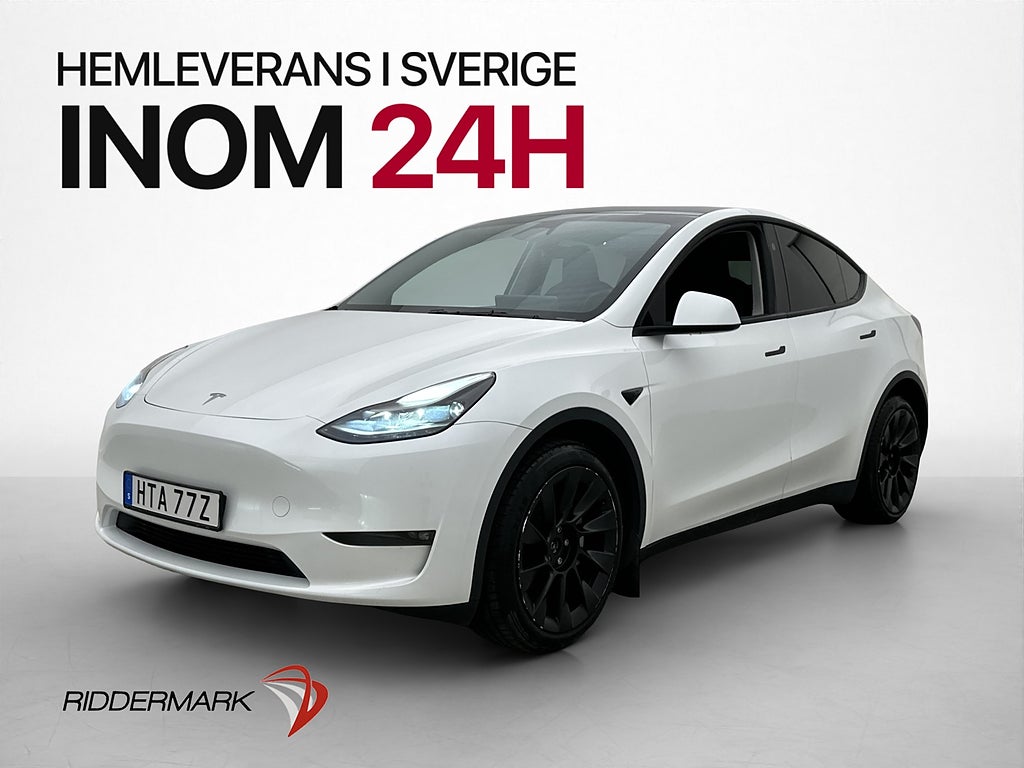Tesla Model Y Long Range AWD HW4 Pano Värmepump Drag MOMS