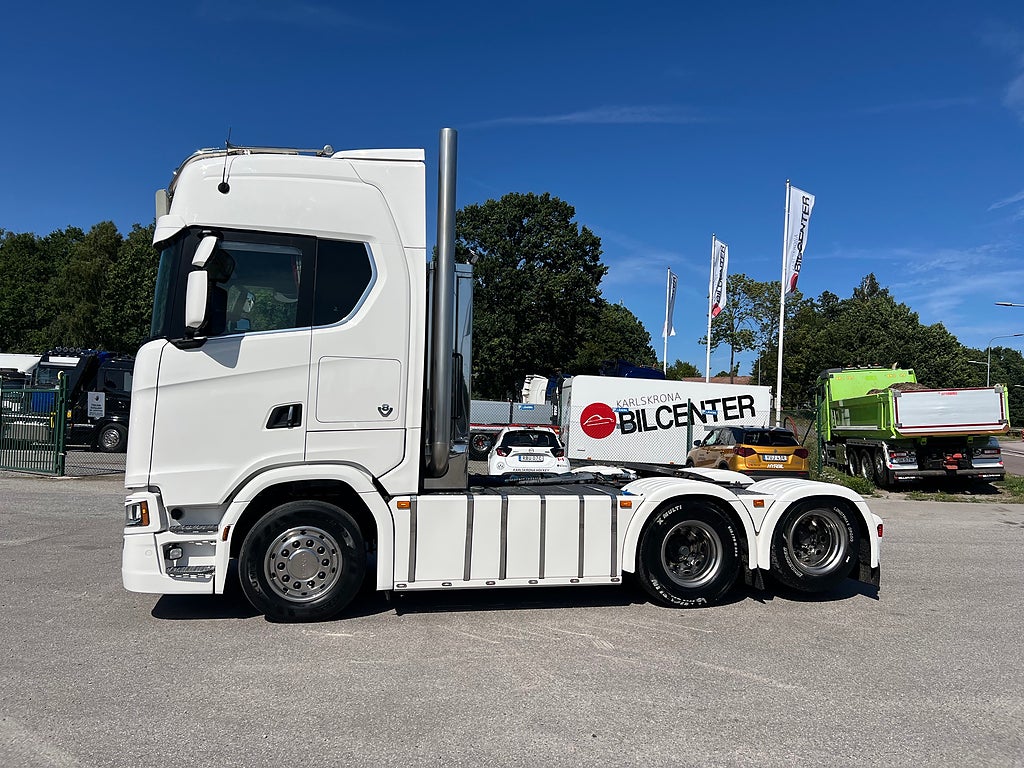 Scania S730 V8 6x2 Dragbil, Hydraulik, Klädd inredning