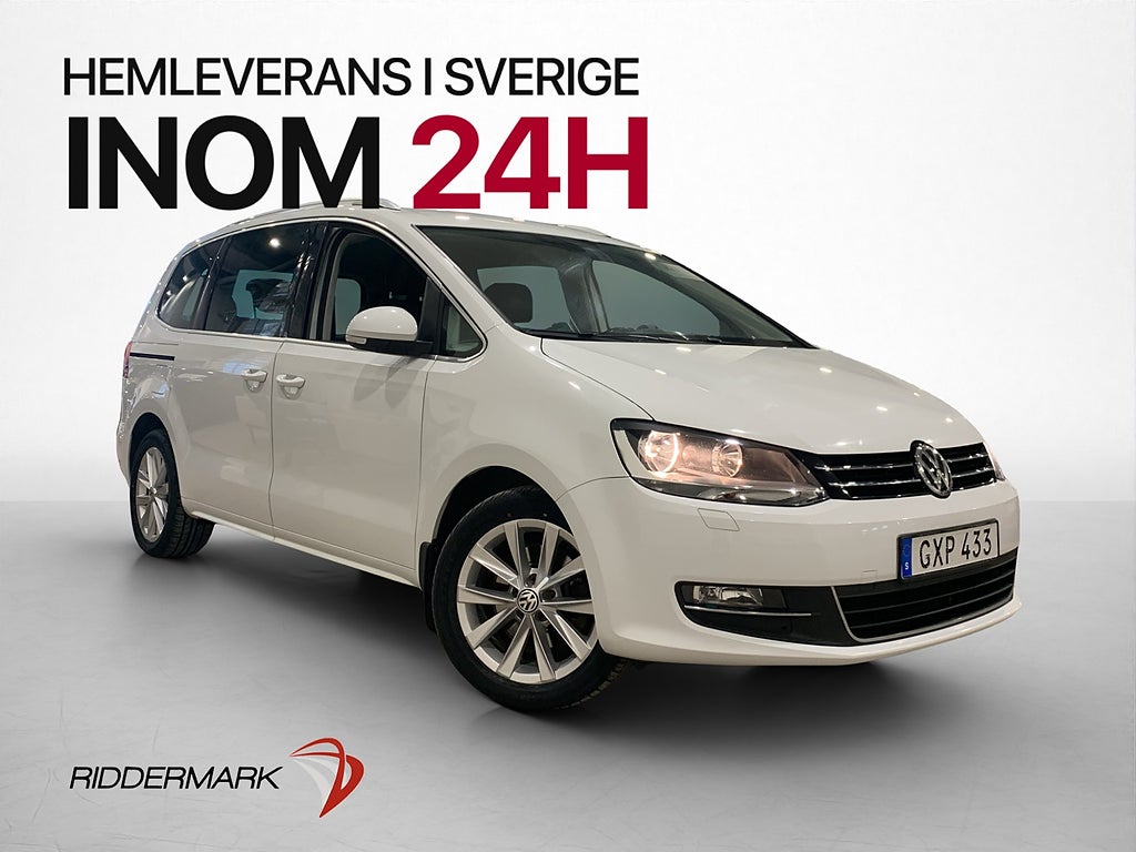 Volkswagen Sharan 2.0 TDI 184hk 4M GT 7-Sits Värmare Drag