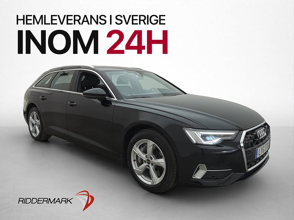 Audi A6 50 TFSI e Q. 299hk 4-Zon Drag 1-Äga Moms