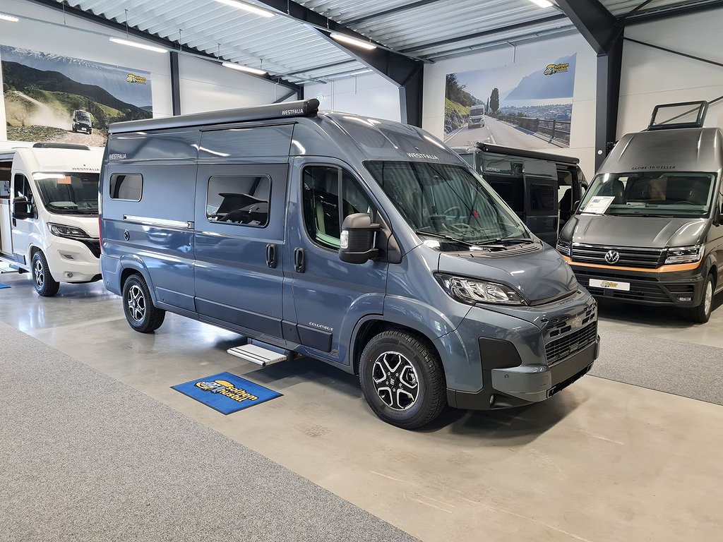 Westfalia Columbus 600E , dieselvärme, 140 hk, aut, L-bäddar