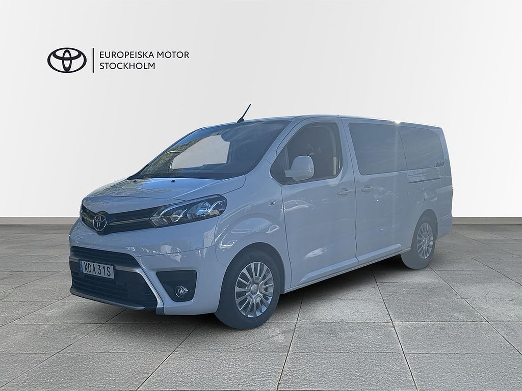 Toyota Proace Verso 2,0 D 180 HK AUT SHUTTLE 9-SITS V-HJUL