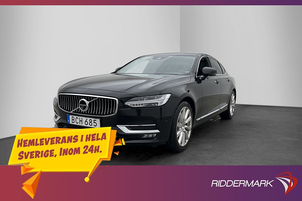 Volvo S90 T5 Inscription Taklucka HUD Läder BLIS 360° 4-Zons