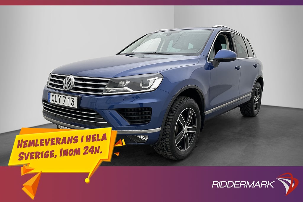 Volkswagen Touareg 3.0 V6 TDI 4M 204hk Värmare Drag Skinn